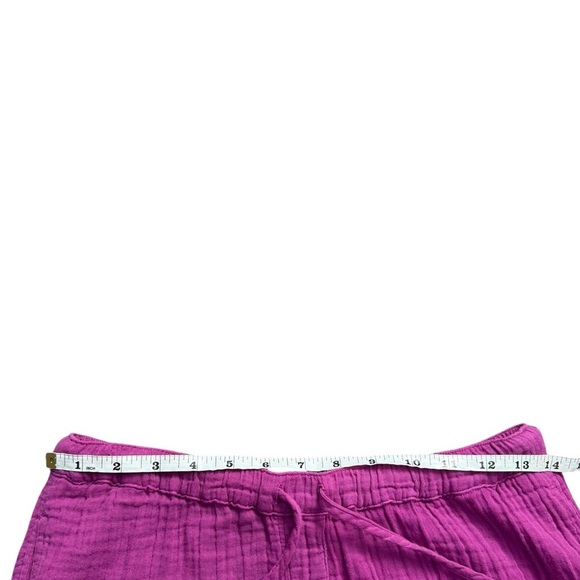 Xirena Jordyn Cotton Pull On Drawstring Gauze Lounge Pants Pink XS - Picture 11 of 15